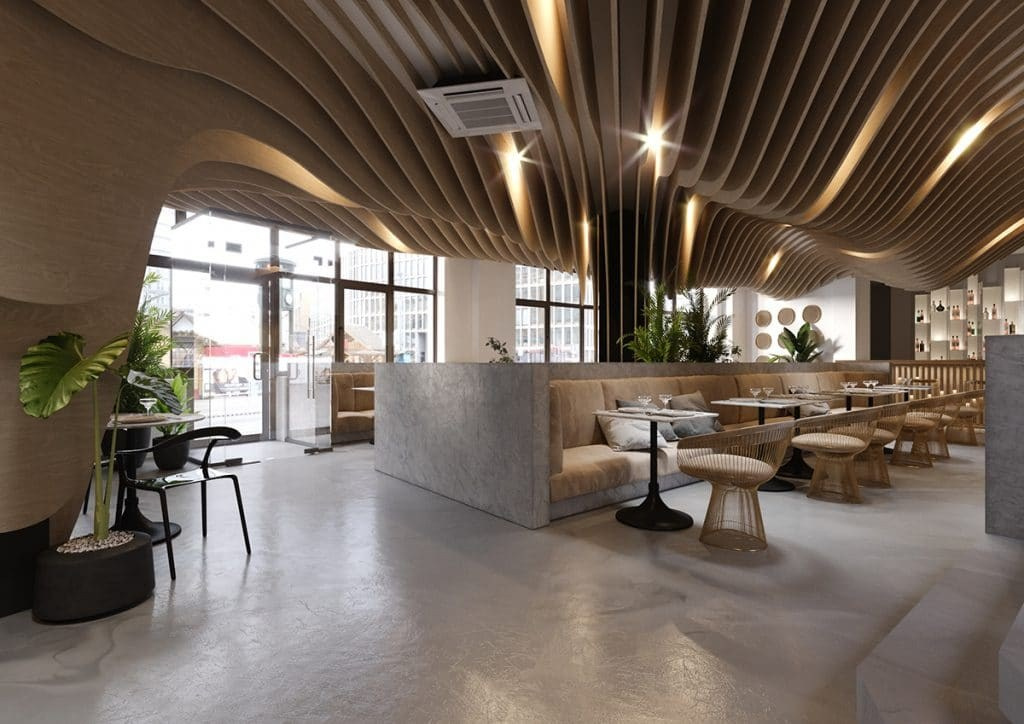 TERRA PIZZERIA. Interior Design & 3D Rendering | Alena Bulataya Design Buro