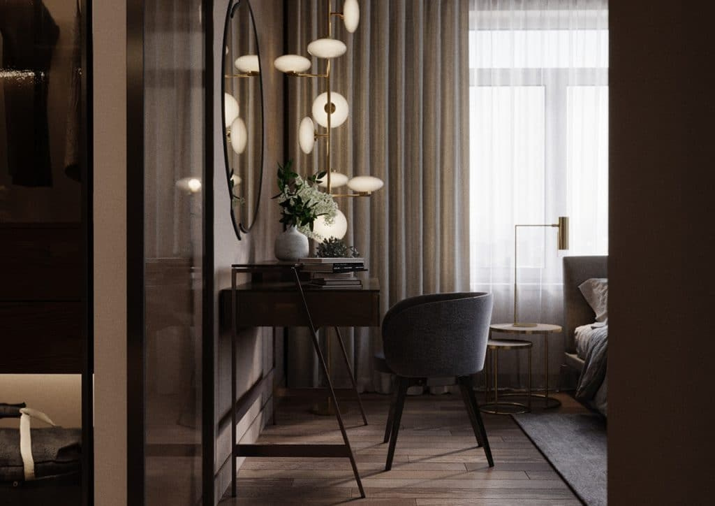 STONE APARTMENT. Interior Design & 3D Rendering | Alena Bulataya Design Buro