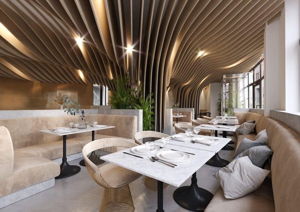 TERRA PIZZERIA. Interior Design & 3D Rendering | Alena Bulataya Design Buro
