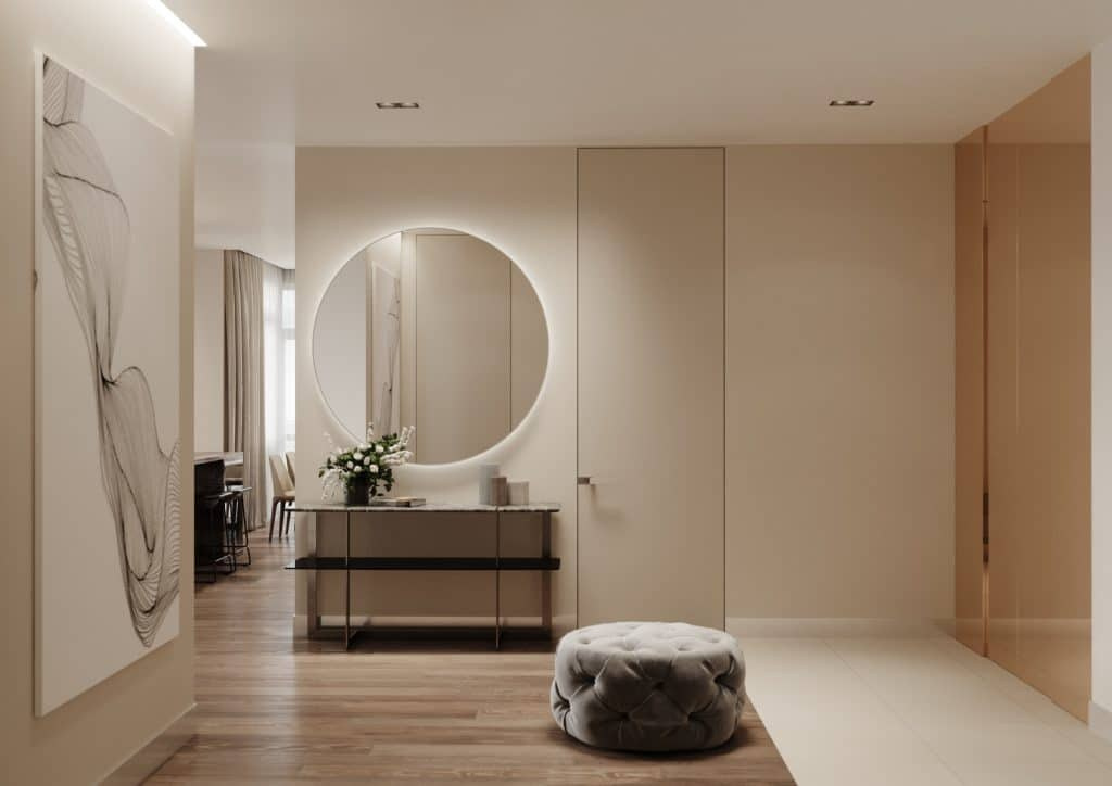 STONE APARTMENT. Interior Design & 3D Rendering | Alena Bulataya Design Buro