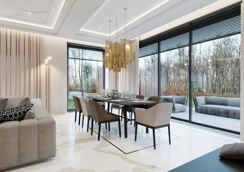ART DECO HOUSE. Interior Design & 3D Rendering | Alena Bulataya Design Buro