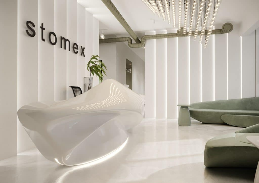 STOMEX DENTAL CLINIC. Interior Design & 3D Rendering | Alena Bulataya Design Buro