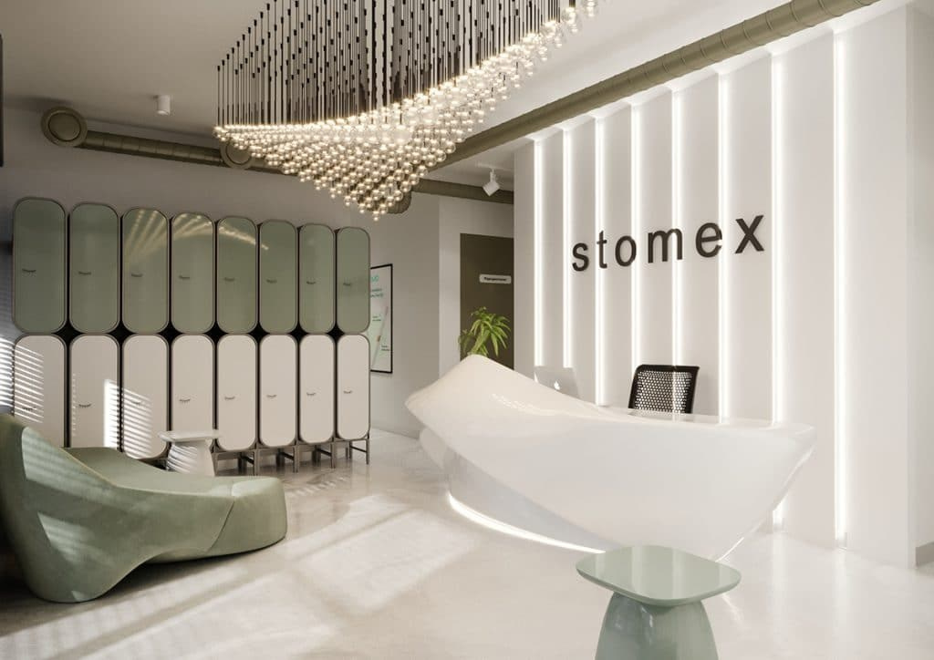 STOMEX DENTAL CLINIC. Interior Design & 3D Rendering | Alena Bulataya Design Buro