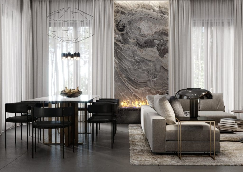 GREY HOUSE. Interior Design & 3D Rendering | Alena Bulataya Design Buro