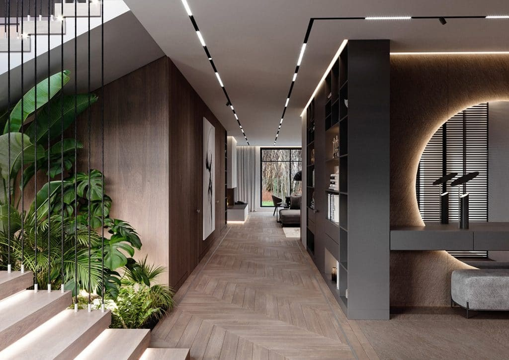 COUNTRY HOUSE. Interior Design & 3D Rendering | Alena Bulataya Design Buro