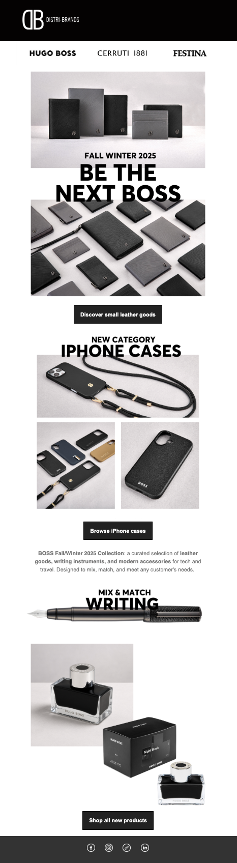 Newsletters design. Nœrgie — (Event) design