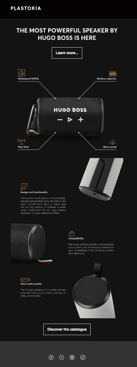 Newsletters design. Nœrgie — (Event) design