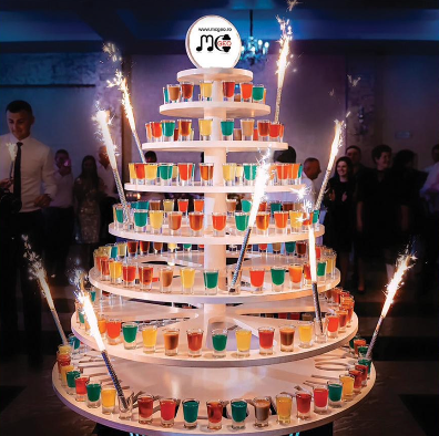 Tort de shot-uri. Mc Geo