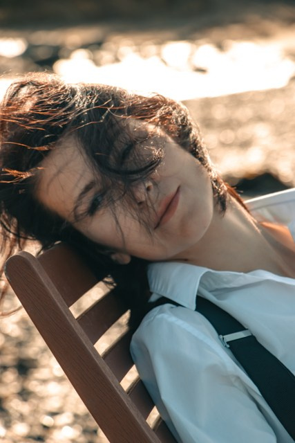 Individual photoshoot in Balbriggan beach. Photographer Co Dublin, Balbriggan — Agata Maliseva