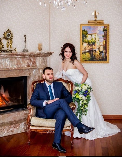 Līgavas pušķi zilos toņos. Event design, decoration, floristry, gift, Irina Novika, Riga, Latvia