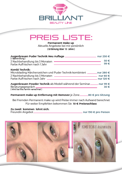 Прайс-листы. Рекламное агентство в Германии