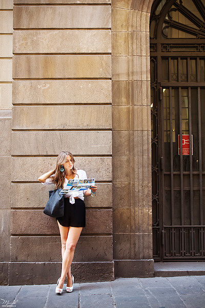 Street style фотосессия в Барселоне. Фотограф в Барселоне Испании Маслик Юлия