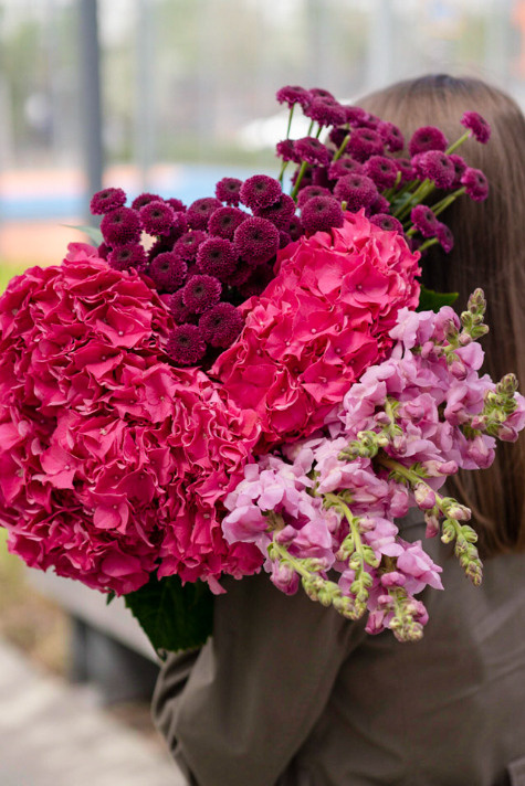 Photos of bouquets. Portrait and wedding photographer in New York