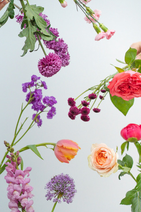 Photos of bouquets. Portrait and wedding photographer in New York