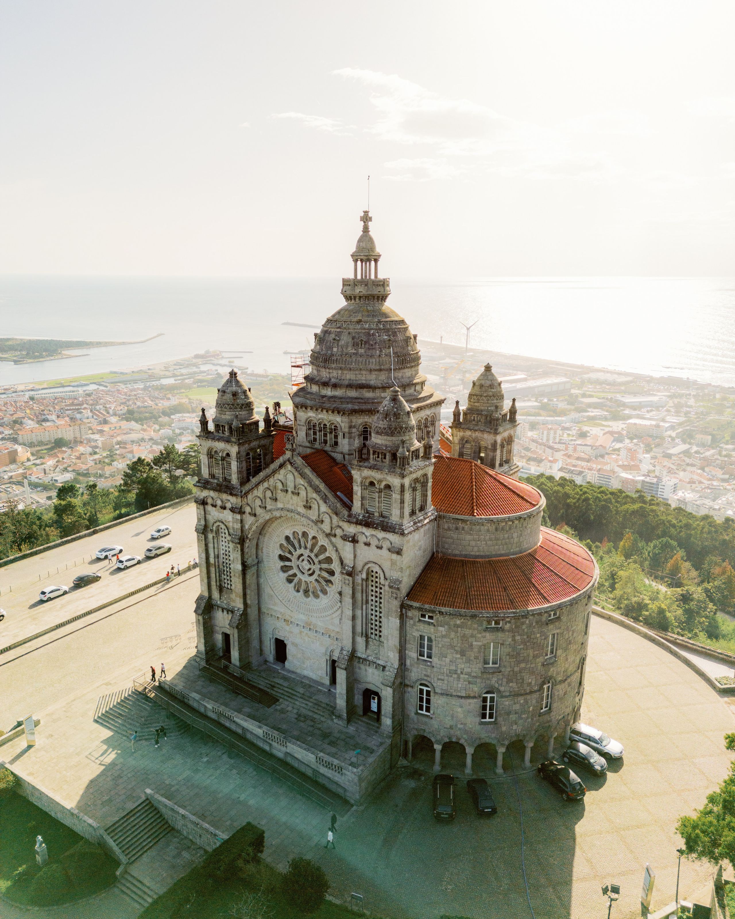 Виана-ду-Каштелу с высоты птичьего полета
