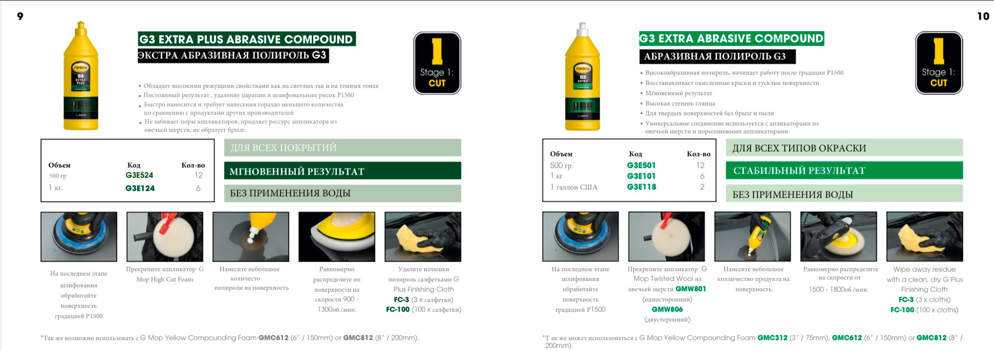 Процесс подготовки поверхности перед использованием полировки FARECLA