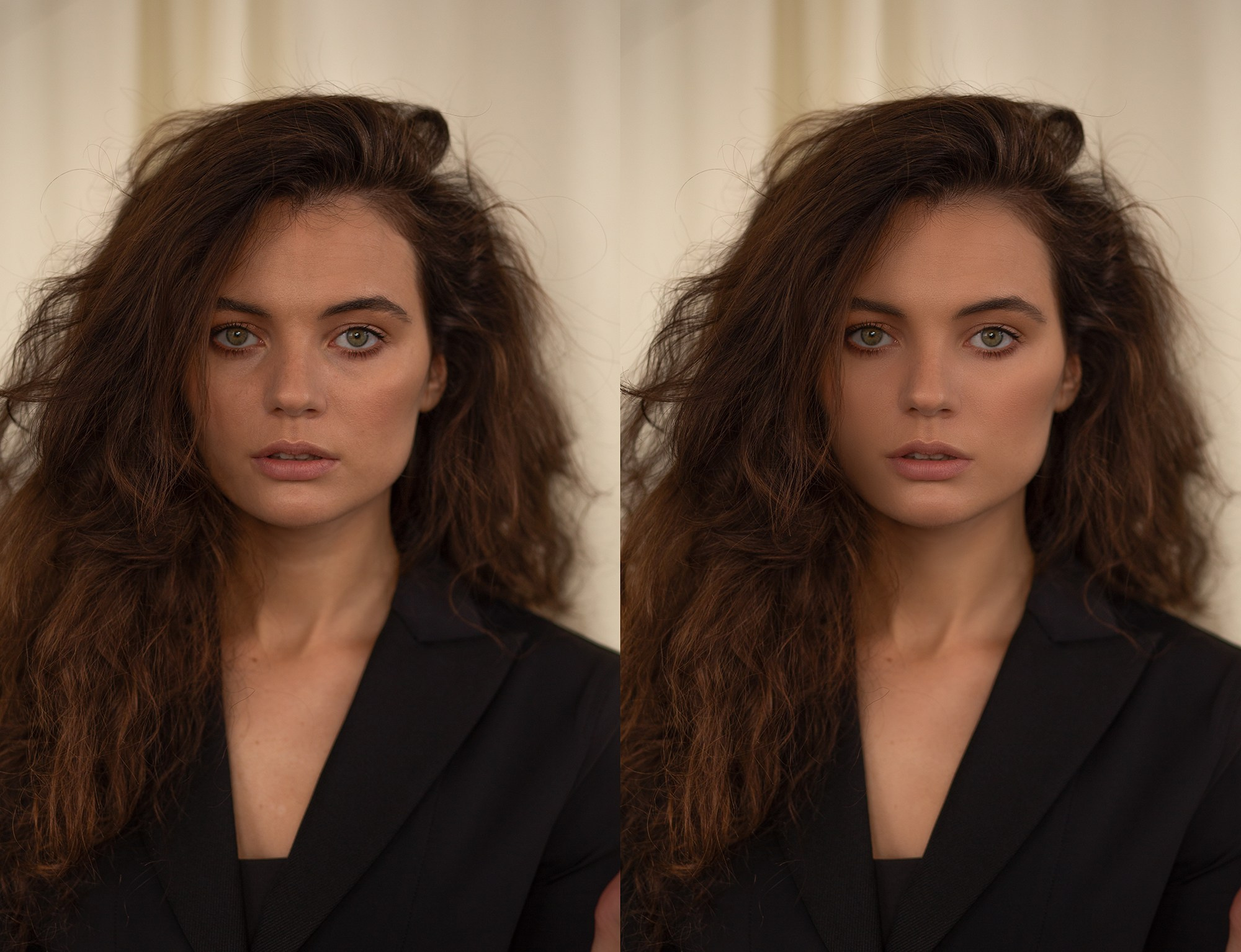 Retouching Training/Headshot Retouching Algorithm. AI Photo Retoucher and Image Restorer Zhanna Ognivo