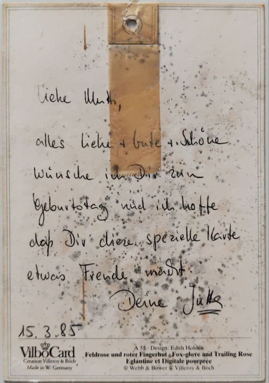 Старинная фарфоровая открытка Villeroy & Boch. Фотограф, коллекционер винтажных открыток и создатель историй на пересечении прошлого и личного. Ирина Дайнакова