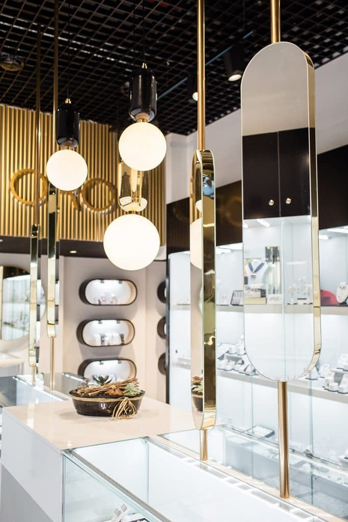 ORO JEWELRY STORE. Interior Design & 3D Rendering | Alena Bulataya Design Buro