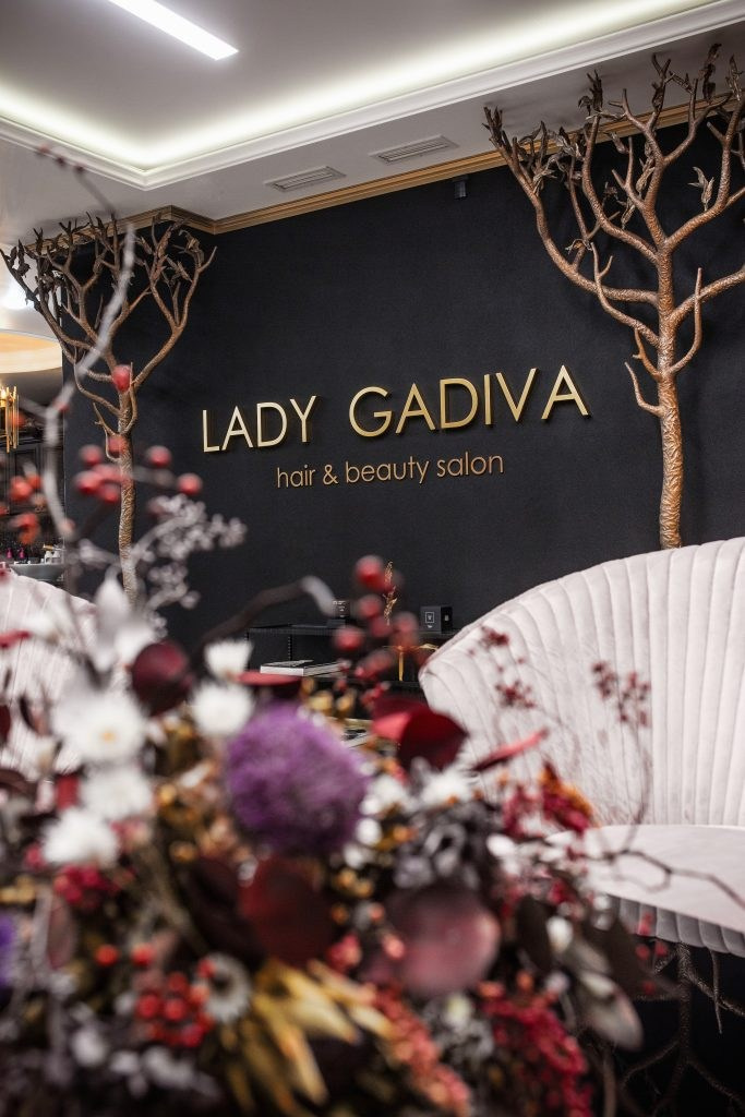 LADY GADIVA HAIR & BEAUTY SALON. Interior Design & 3D Rendering | Alena Bulataya Design Buro