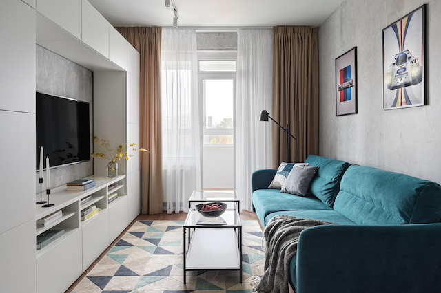 Современный интерьер для молодого IT-специалиста из Петербурга