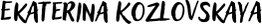 katerinakozlovskaya.wfolio.pro
