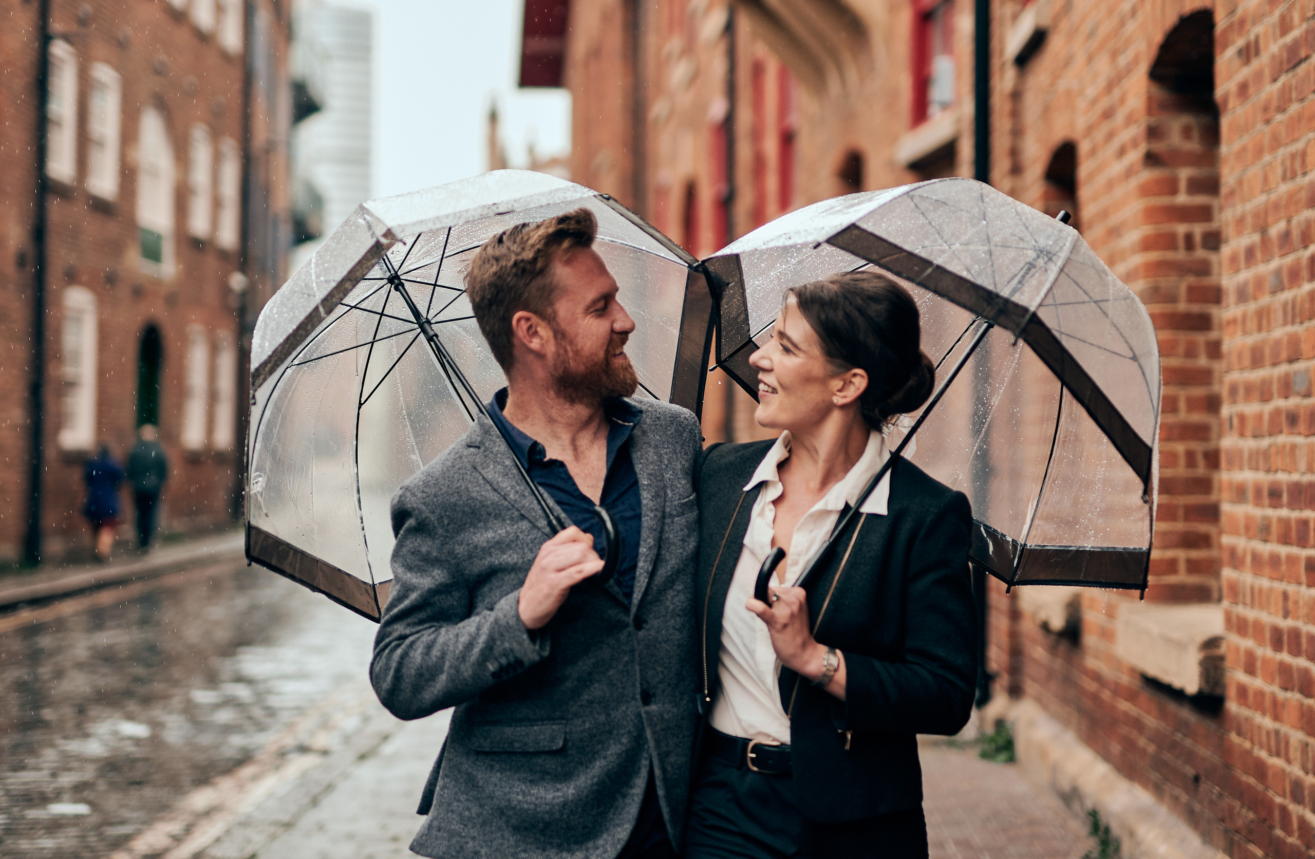 Rainy Day Photoshoot | Moody & Romantic Leeds Session. Rapley Photography | West Yorkshire Wedding & Portrait Photographer