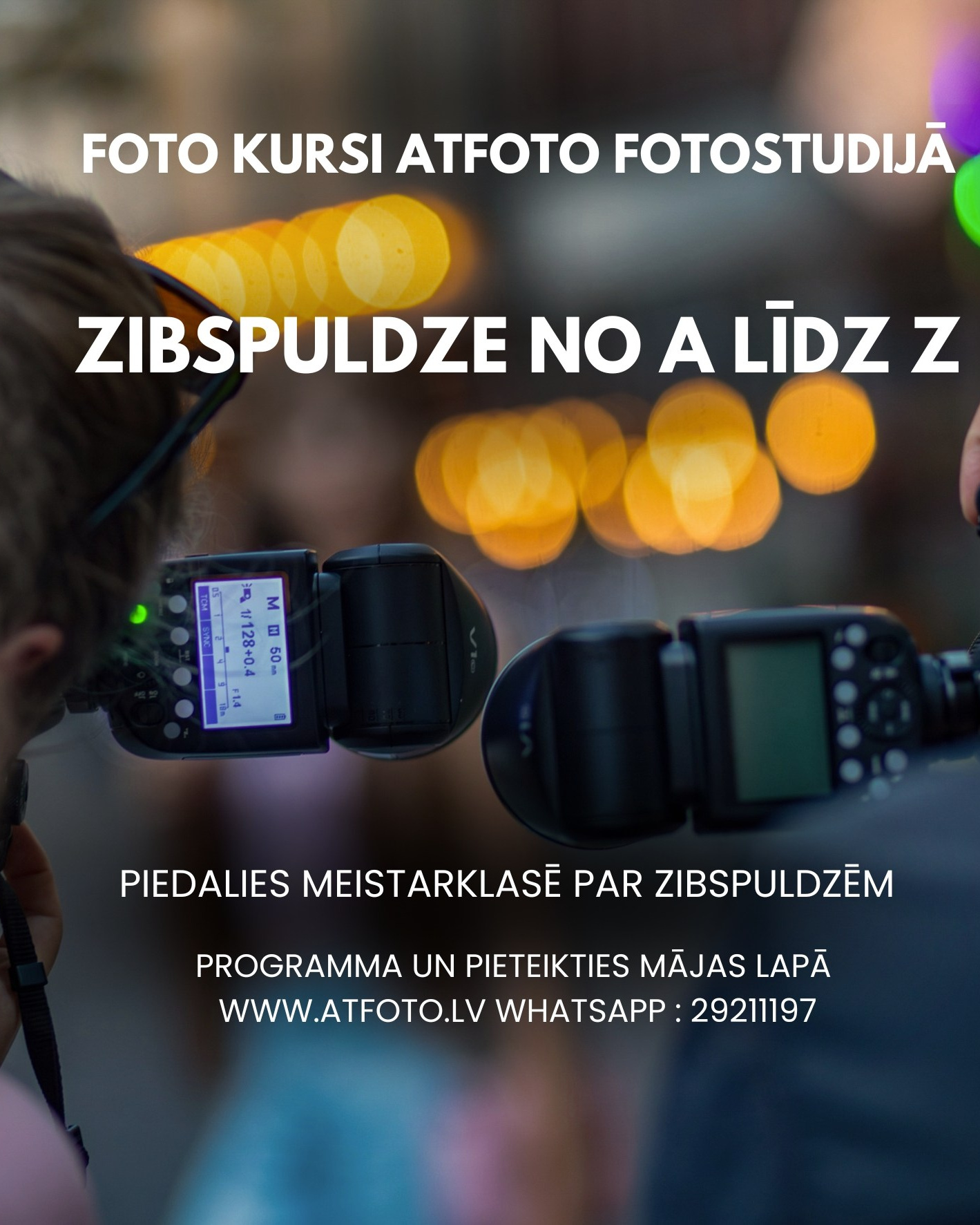 3. LĪMENIS. Fotokursi fotostudijā Rīgā. Profesionāls fotogrāfs Aivars Tipsis