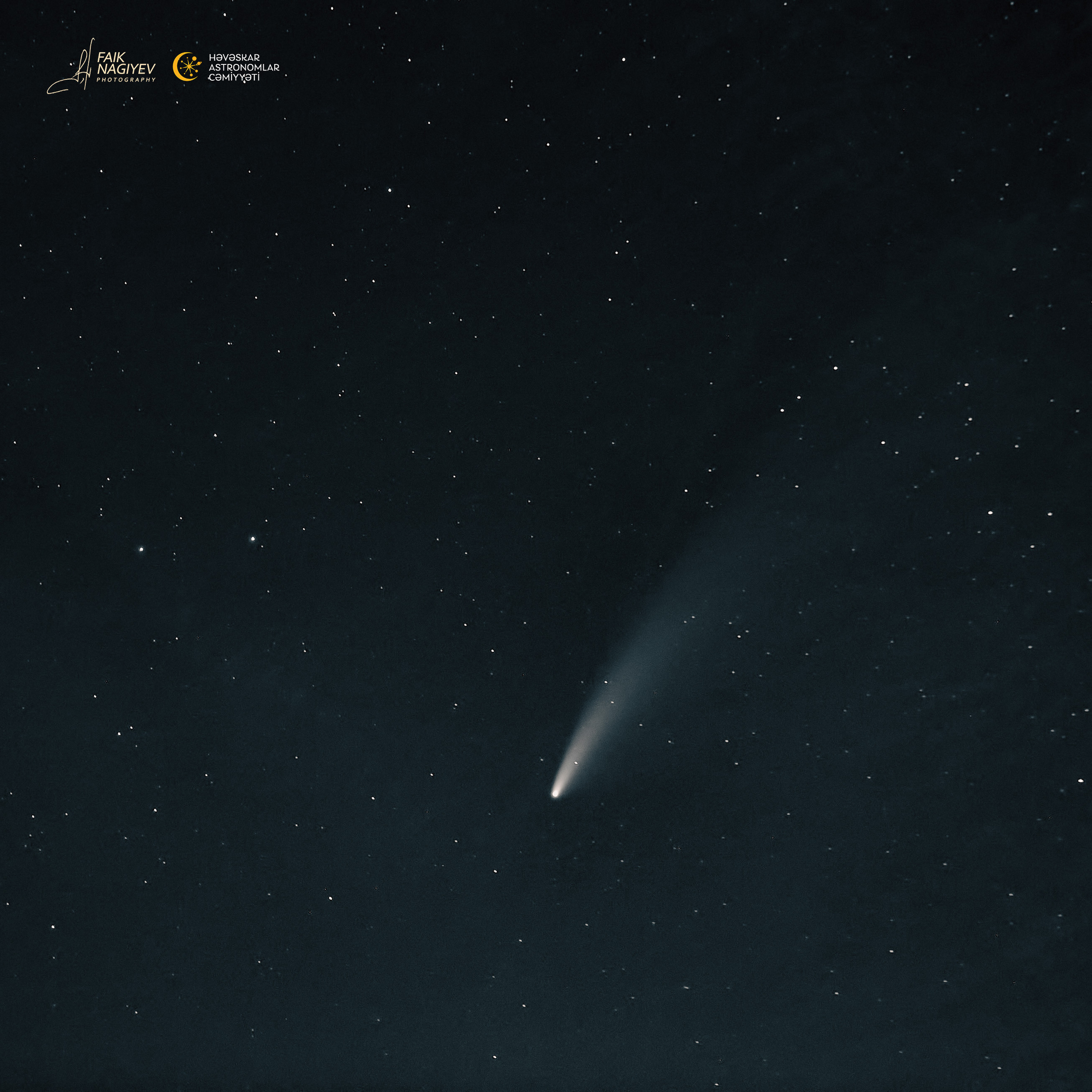 F3 C/2020 Neowise kometi. Həvəskar Astronomlar Cəmiyyəti — Astronomy.az