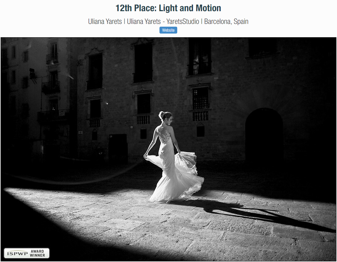 ISPWP AWARDS. Yarets Studio | Videógrafos y Fotografía de Bodas | Barcelona