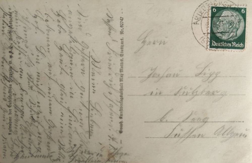 Vintage postcard: airship “Graf Zeppelin” and aviation history. Photographer, collector of vintage postcards, and creator of stories at the intersection of the past and the personal. Irina Dainakova