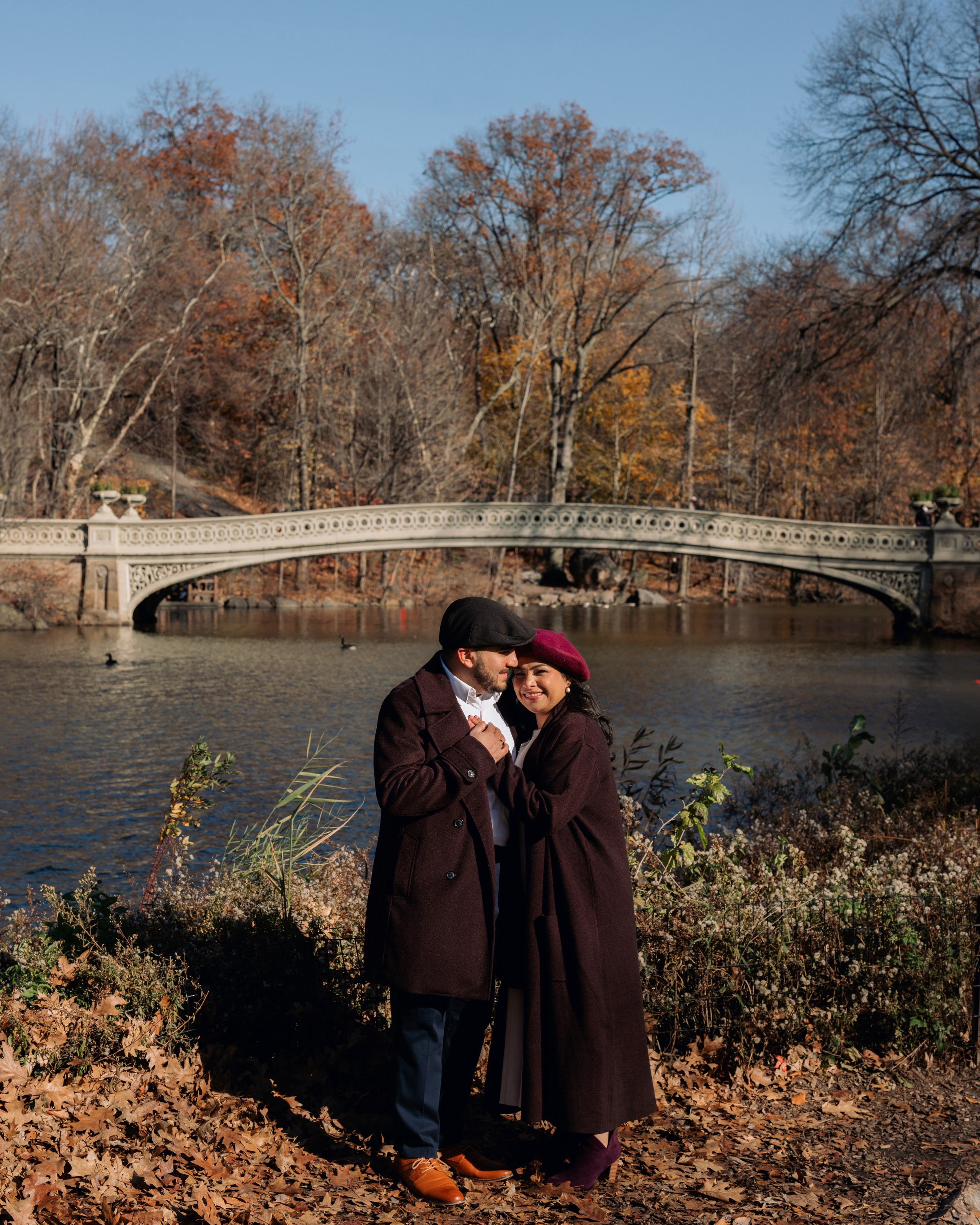 Marina and Mina in Central Park | NYC Engagement Photography