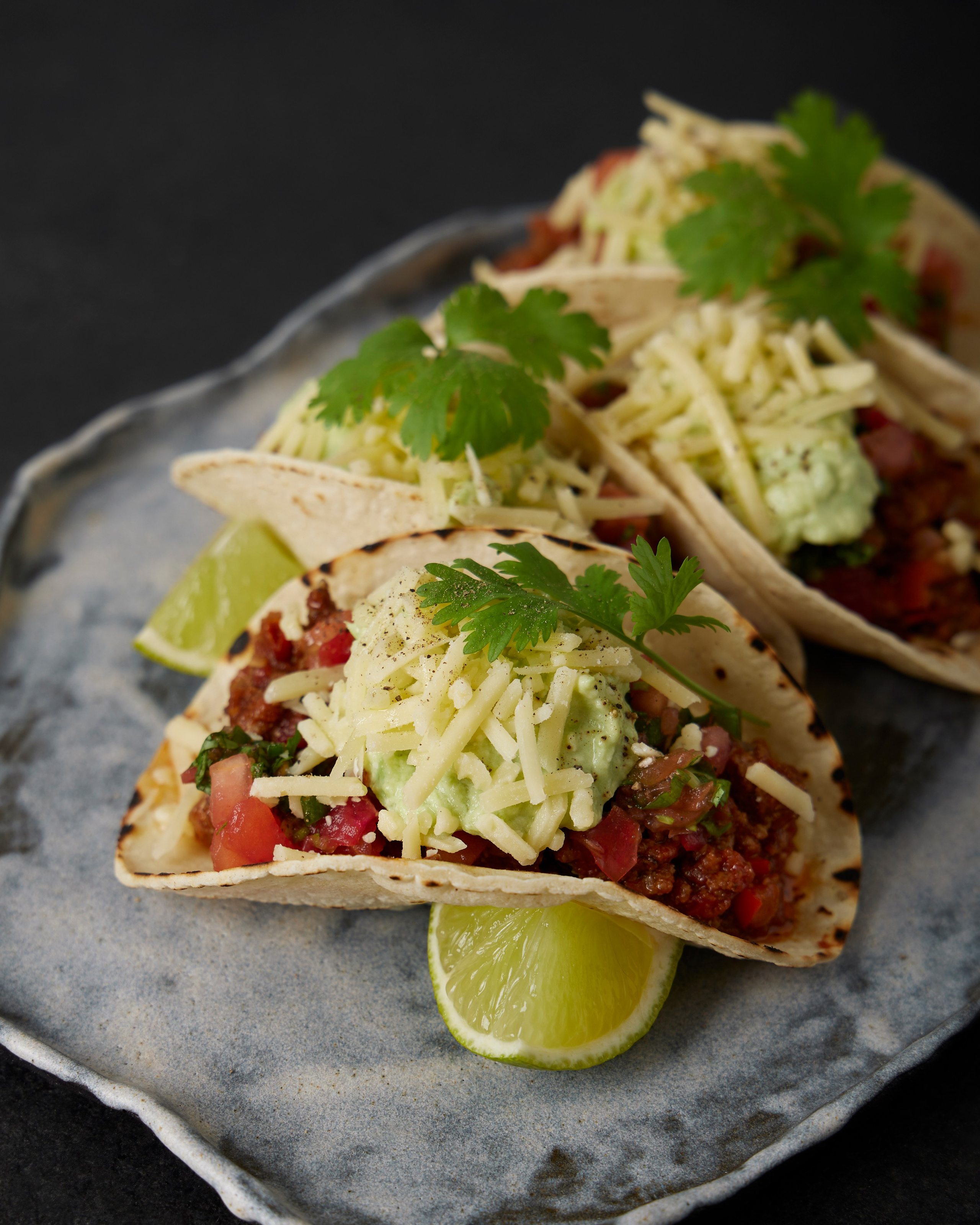 Beef Tacos with Tomato Salsa & Guacamole recipe. Max Griss I Food Photography & Videography Helsinki