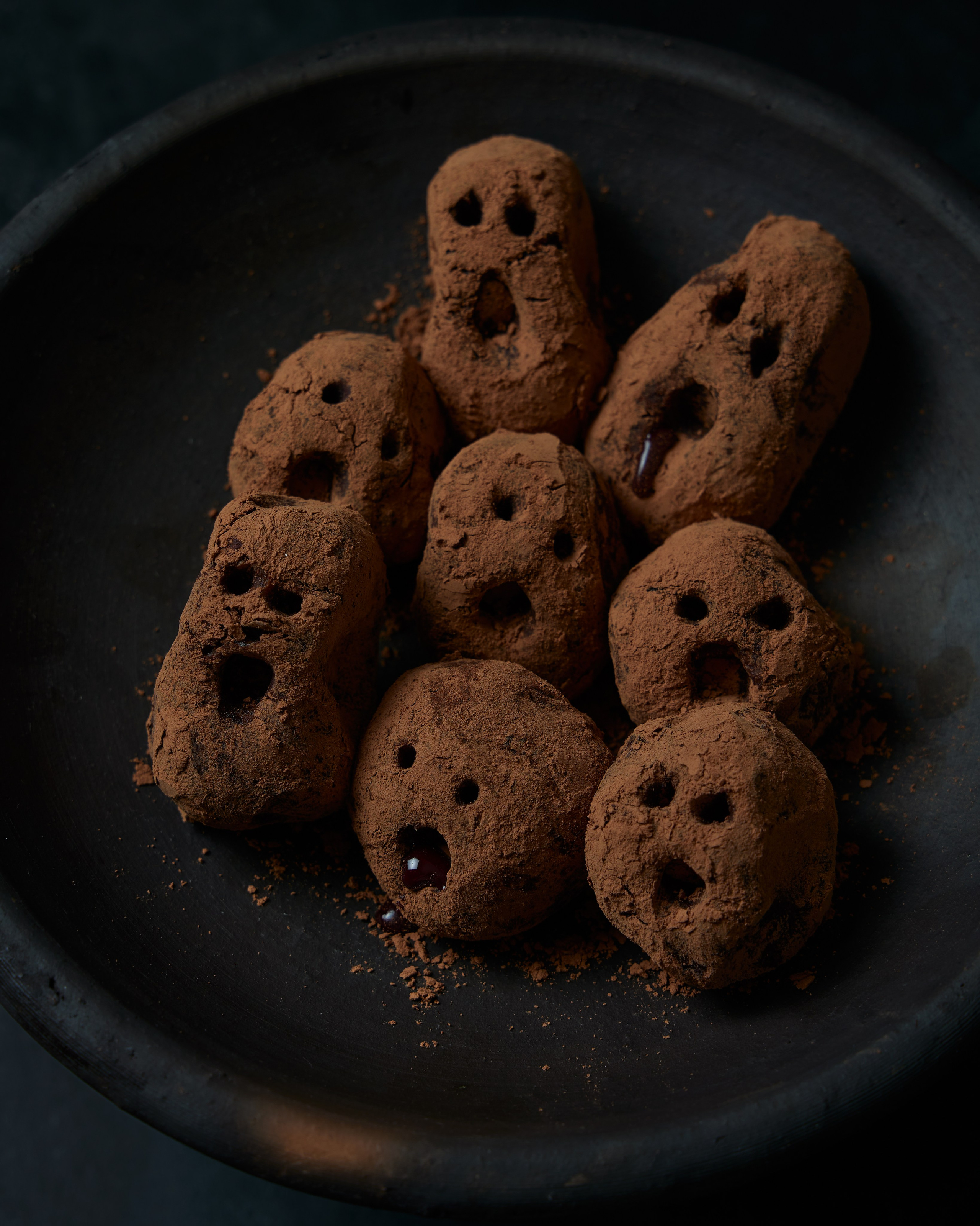 Creepy Face Recipe — Spooky & Delicious Halloween Treats. Max Griss I Food Photography & Videography Helsinki