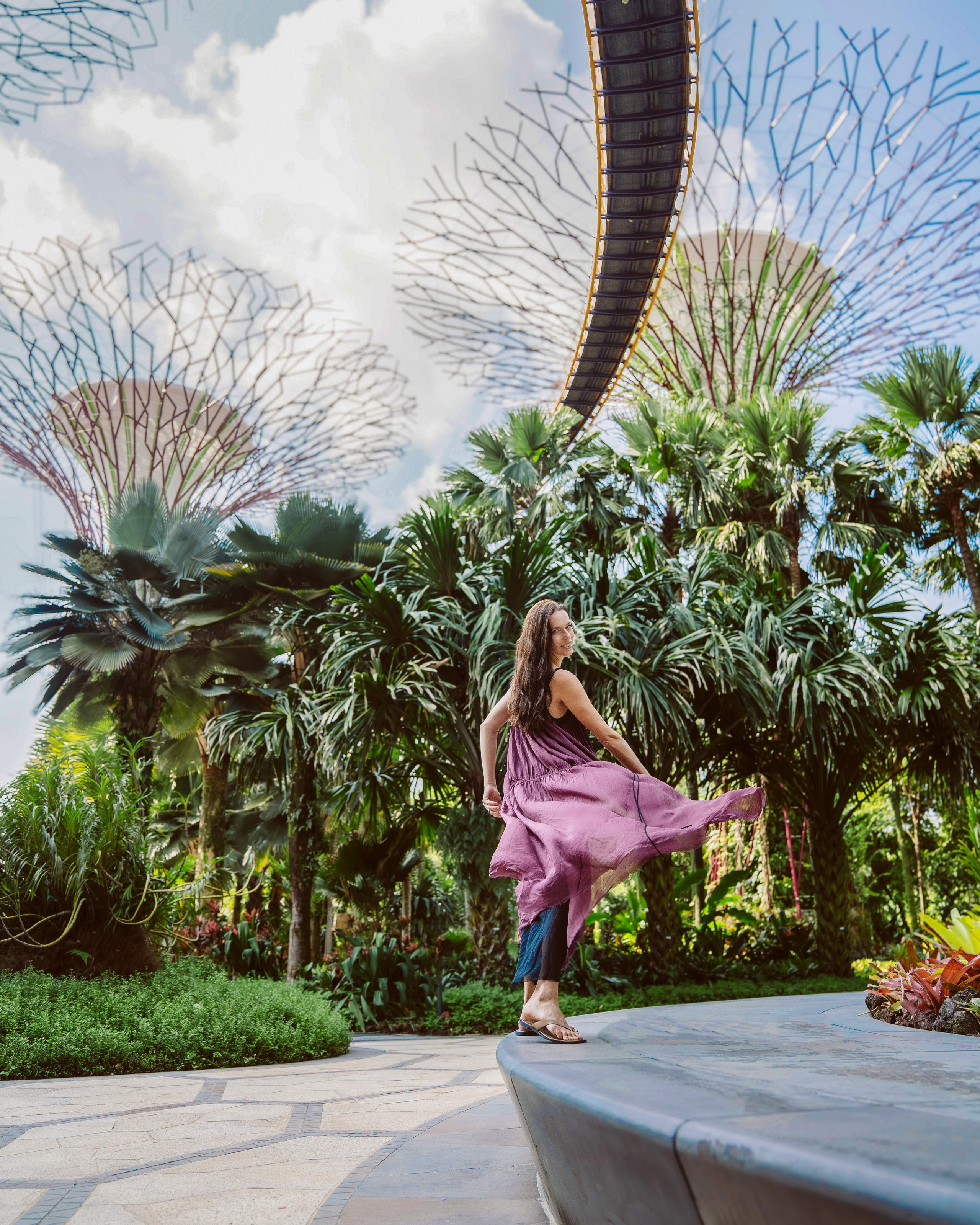Gardens by the Bay. Dasha in Singapore