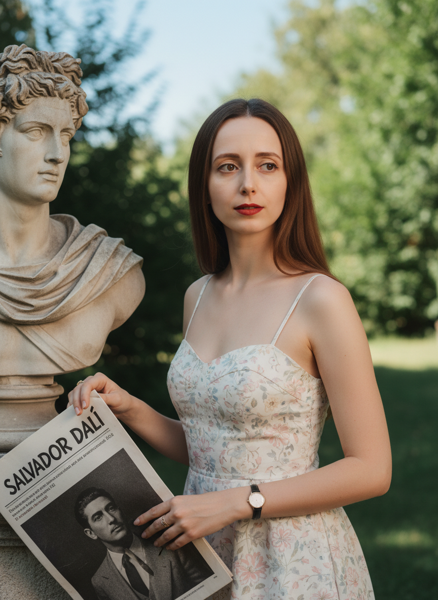 Имиджевый ИИ контент для преподавательницы испанского