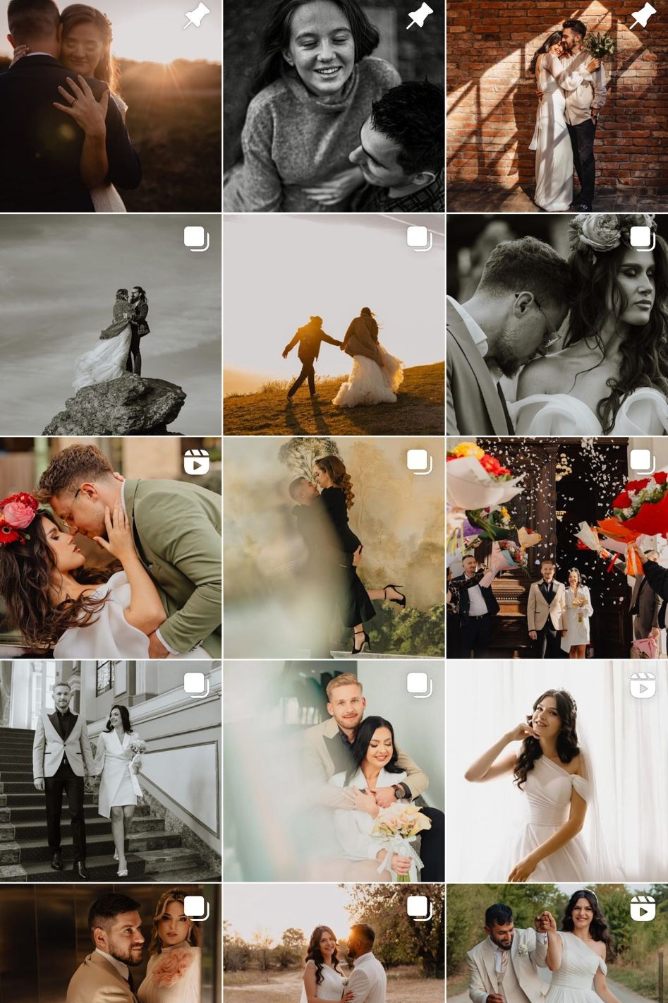 Exemplu de portfoliu de nunta