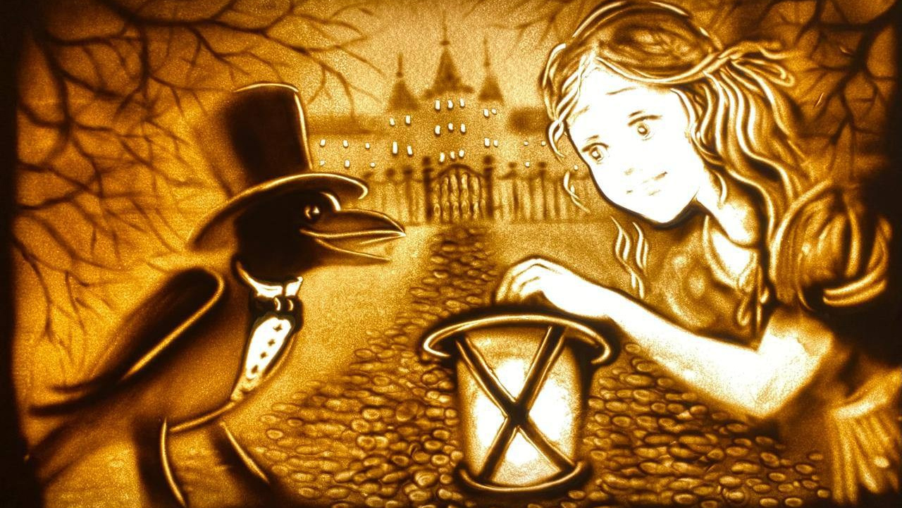 LysSkolen. Sand Animasjonsteatret