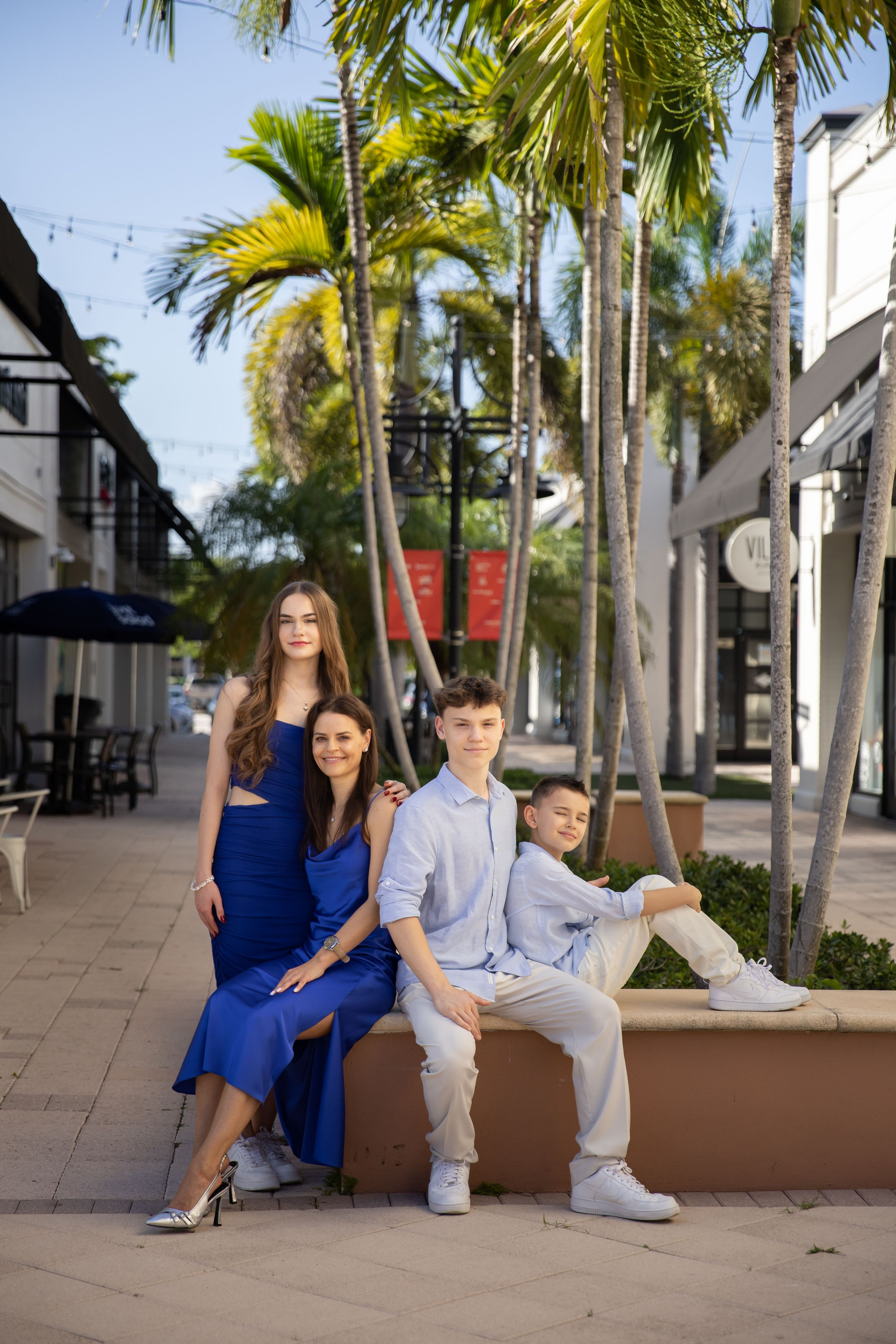Chic Family Session in the Heart of Aventura. Miami Family and Event Photographer