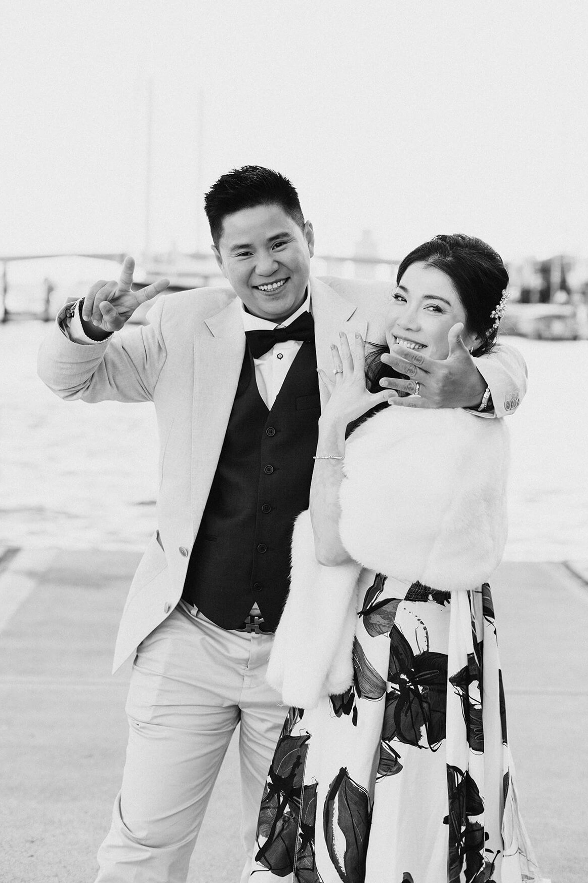 Bride and groom sharing a romantic first dance under fairy lights at a Melbourne wedding reception, captured by Lifetime Chapters Photography.