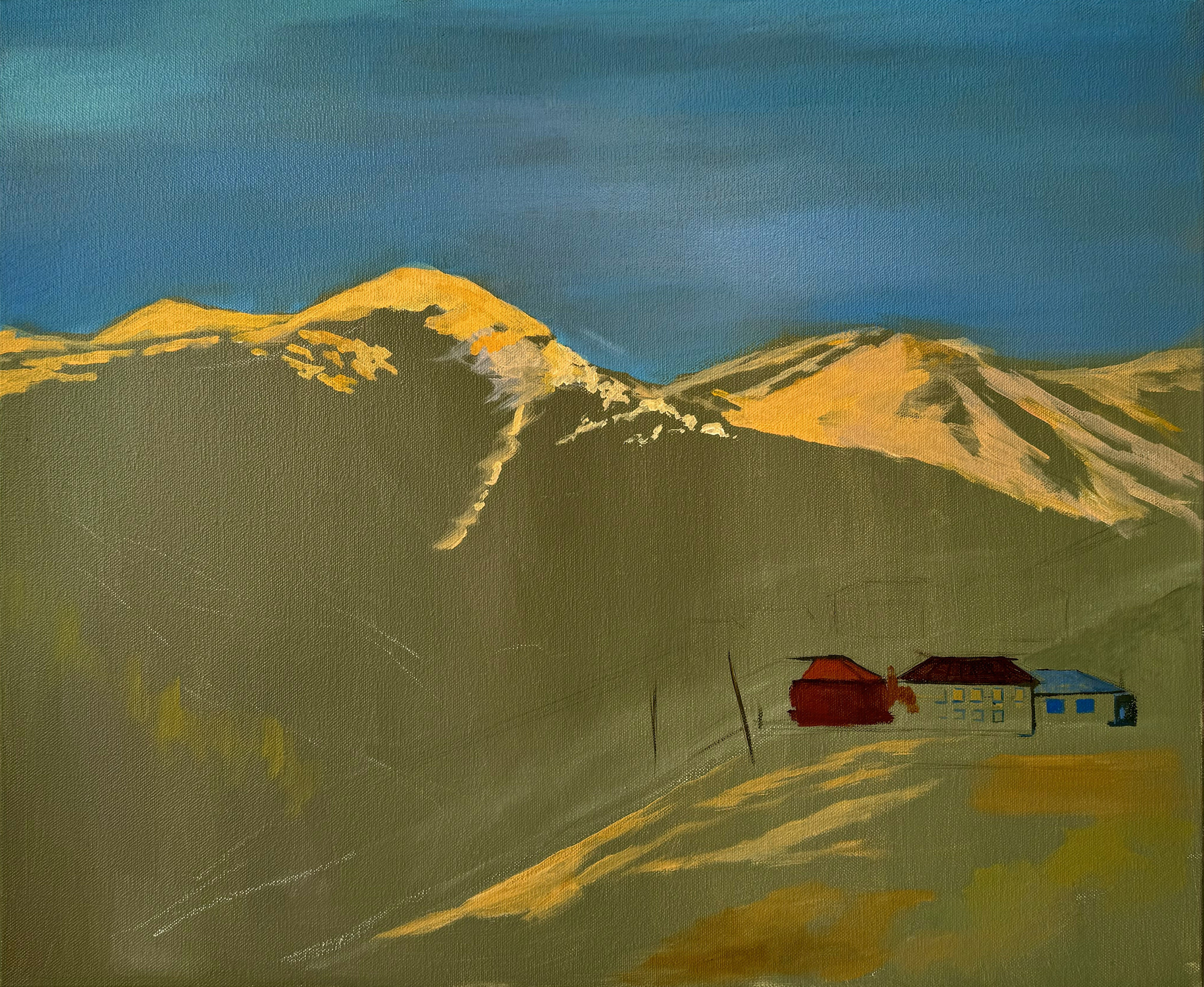 «Сердце гор» (2025). Художник живописец Савелова Ольга