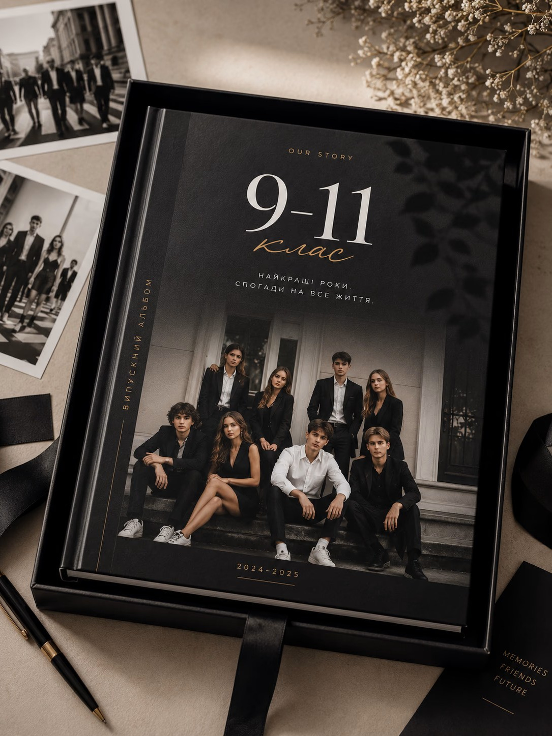 Випускний альбом 9-11 класу — преміум дизайн