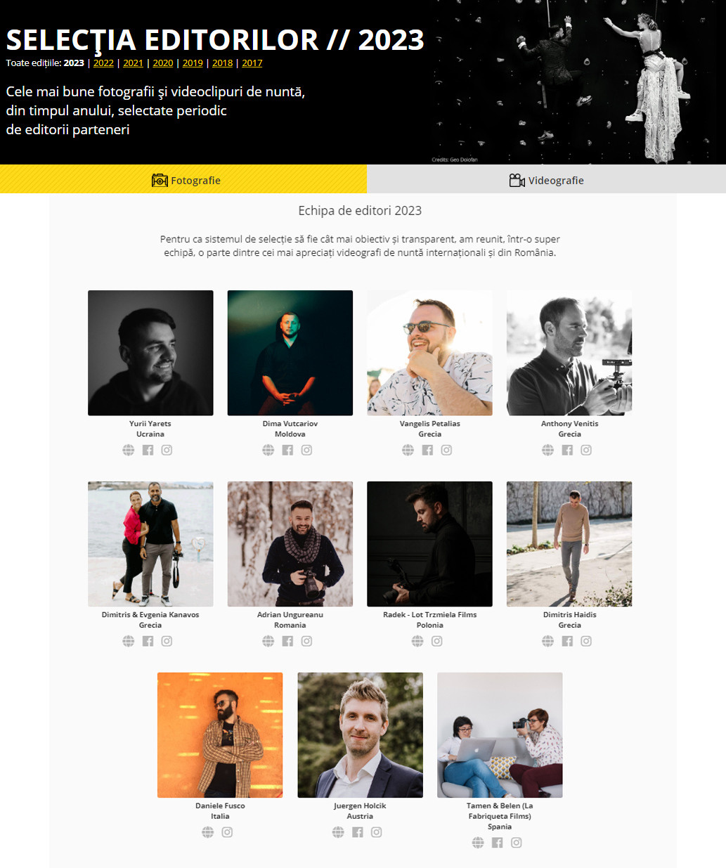 Film Jury “Editors Choice 2023”. Wedding Photographer & Videographer in Barcelona, Europe | Yarets Studio