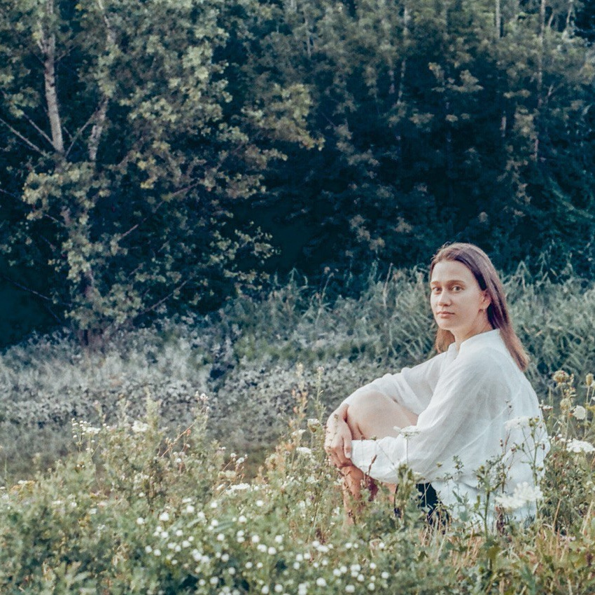 Портрет фотографа на природе