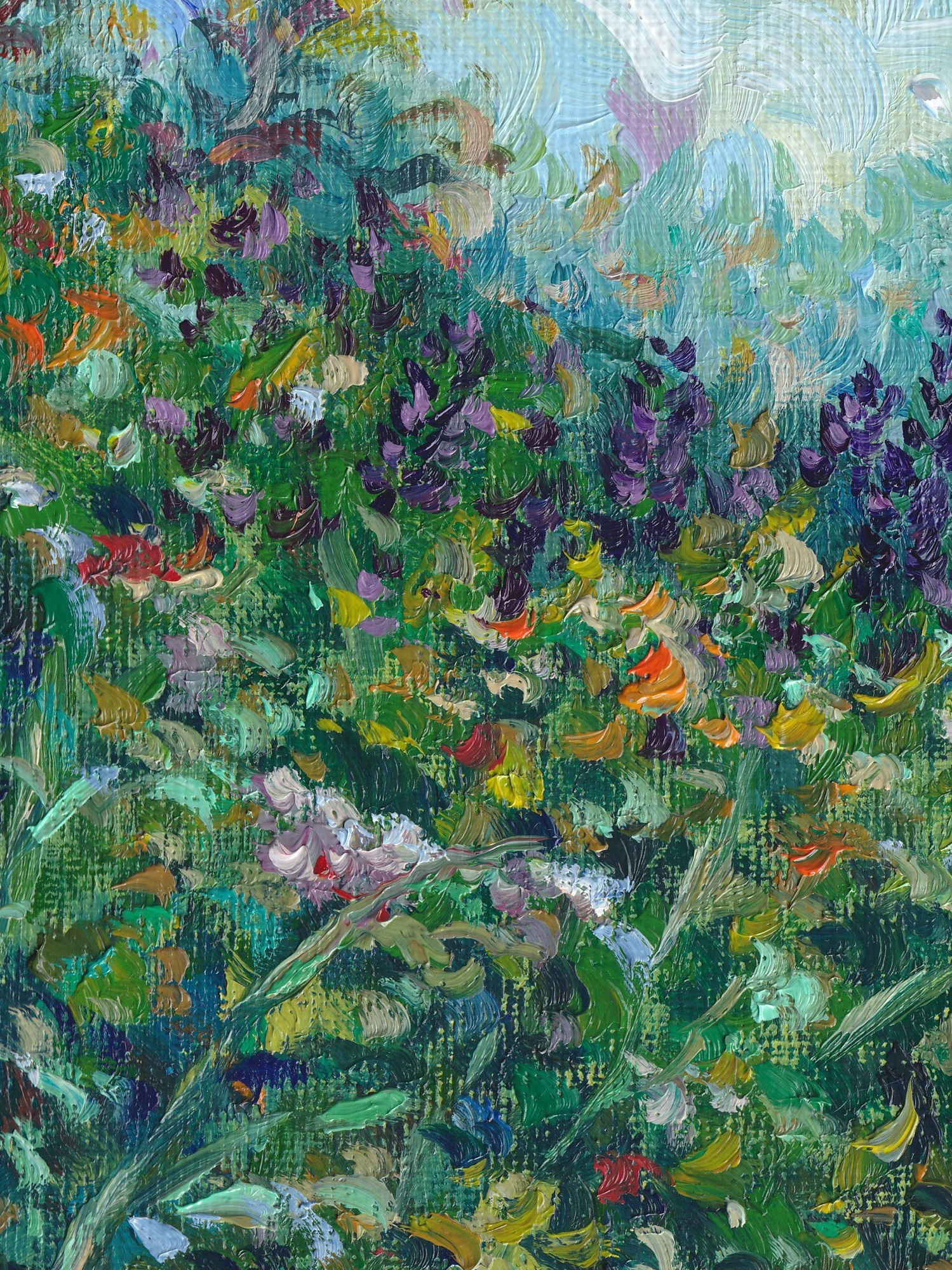 Path, Lautaret Garden. Evgeniia Bychina, painter