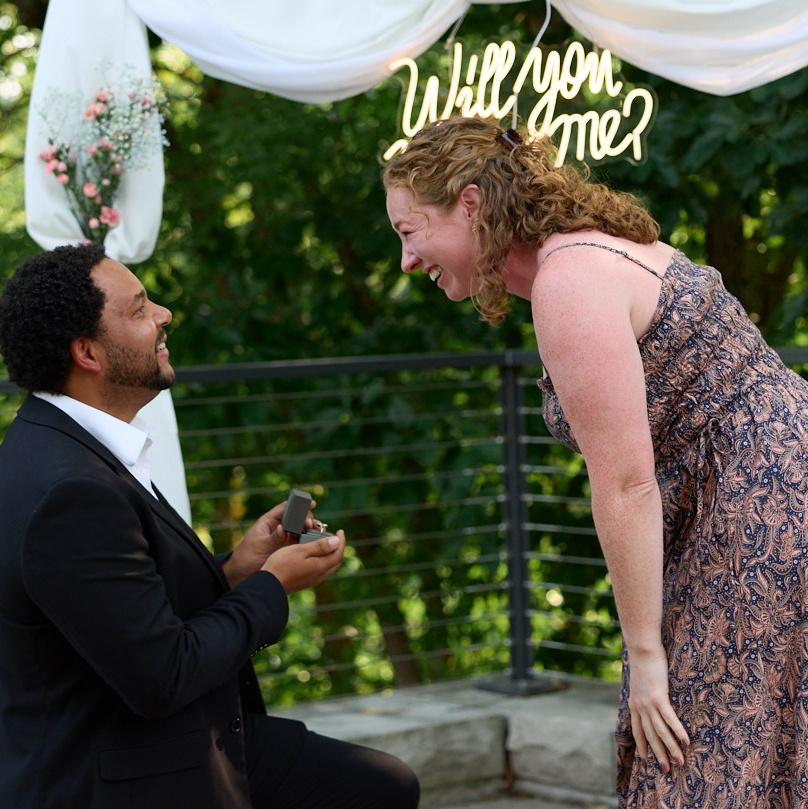 Romantic Proposal at dublin | Columbus Proposal Photographer. Kovyphoto