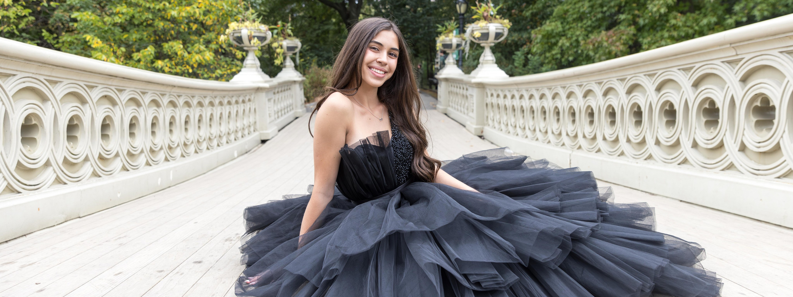 aniversario de 15 anos em Nova York, Bow Bridge , Central Park
