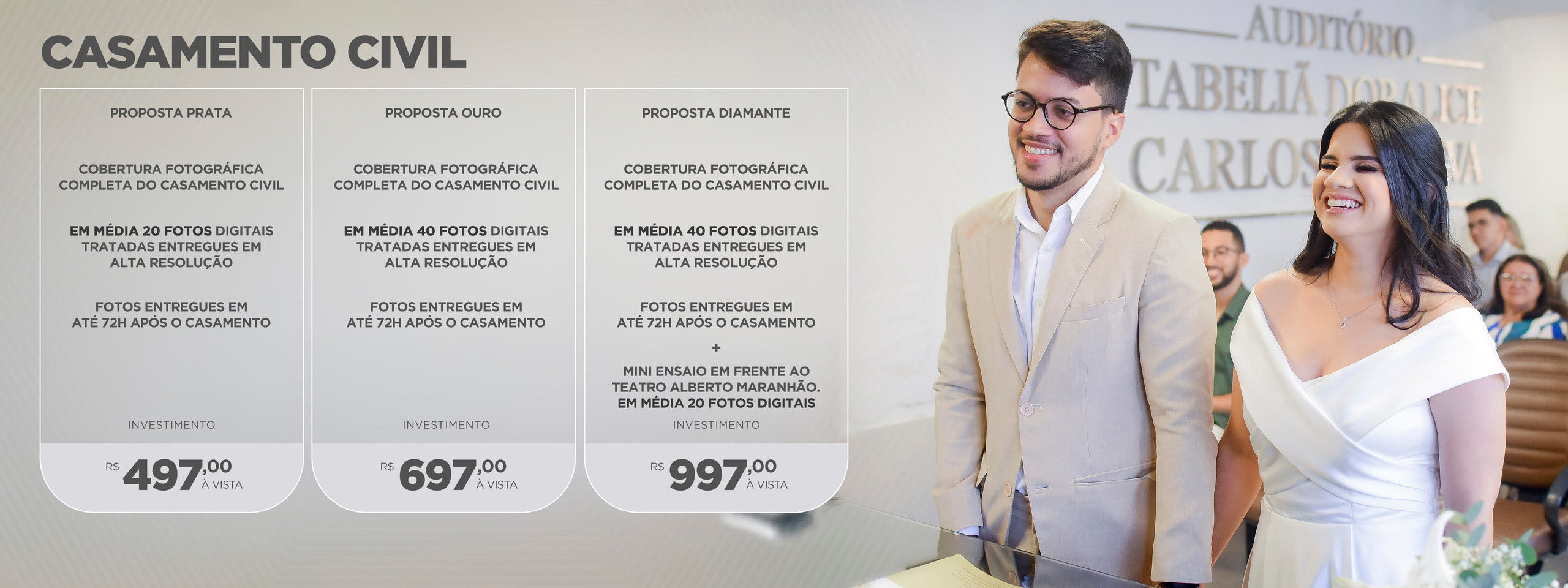 INVESTIMENTO. Haziel Ribeiro Fotógrafo de Casamentos em Natal RN