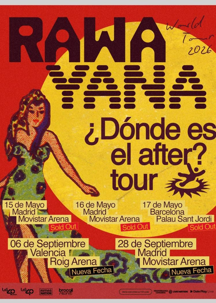 La banda venezolana Rawayana cierra su etapa española de gira en el Movistar Arena de Madrid | FOTKAI
