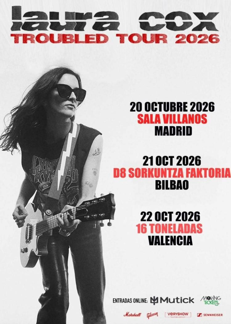 Franco-British Guitarist Laura Cox Will Present Her New Album Trouble Coming in Spain This Fall | FOTKAI